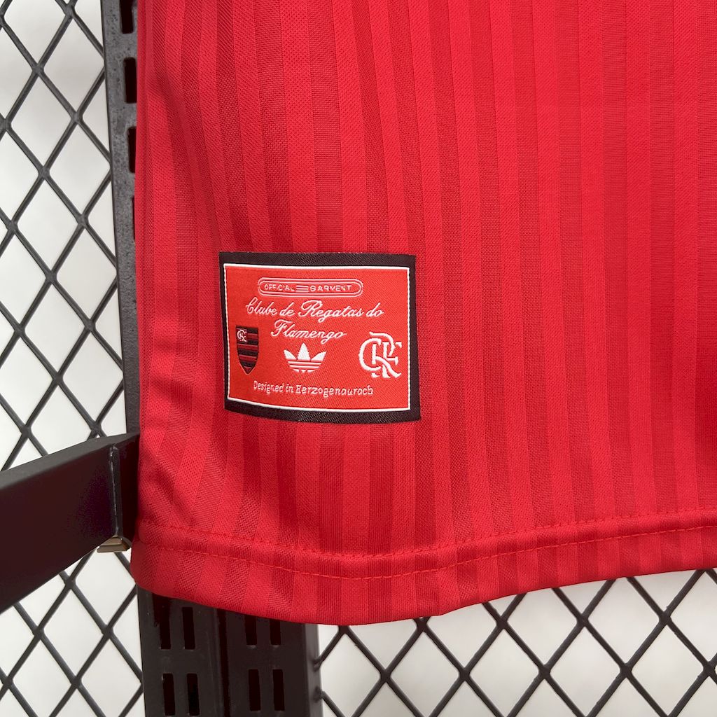 2025062718563822.jpg Mens Flamengo 2025/26 Adidas Originals SL Retro Jersey - Image 4
