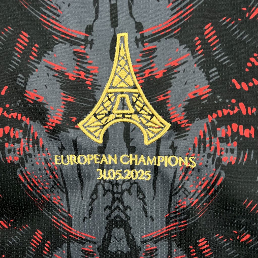 2025062719000576.jpg Mens Paris Saint-Germain 2025/26 (CAMPEONES DE EUROPA) Grey Jersey - Image 7