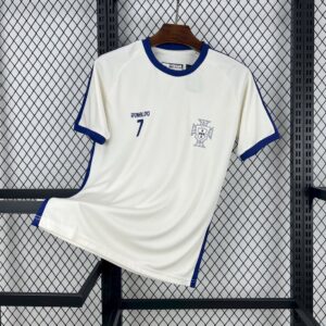 Mens Portugal 2025/26 C Ronaldo European Cup cheering T-shirt Jersey