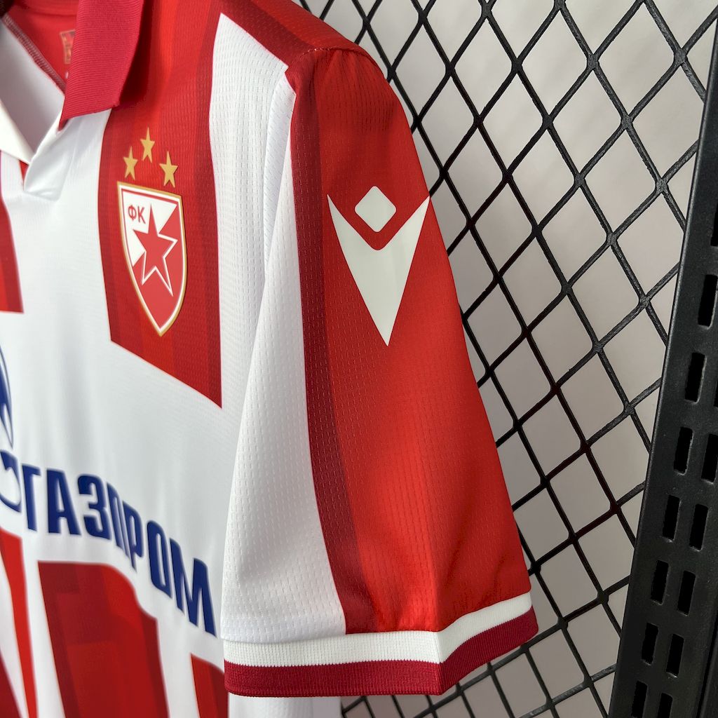 20250630095817100.jpg Mens Red Star Belgrade 2025/26 Home Jersey - Image 4