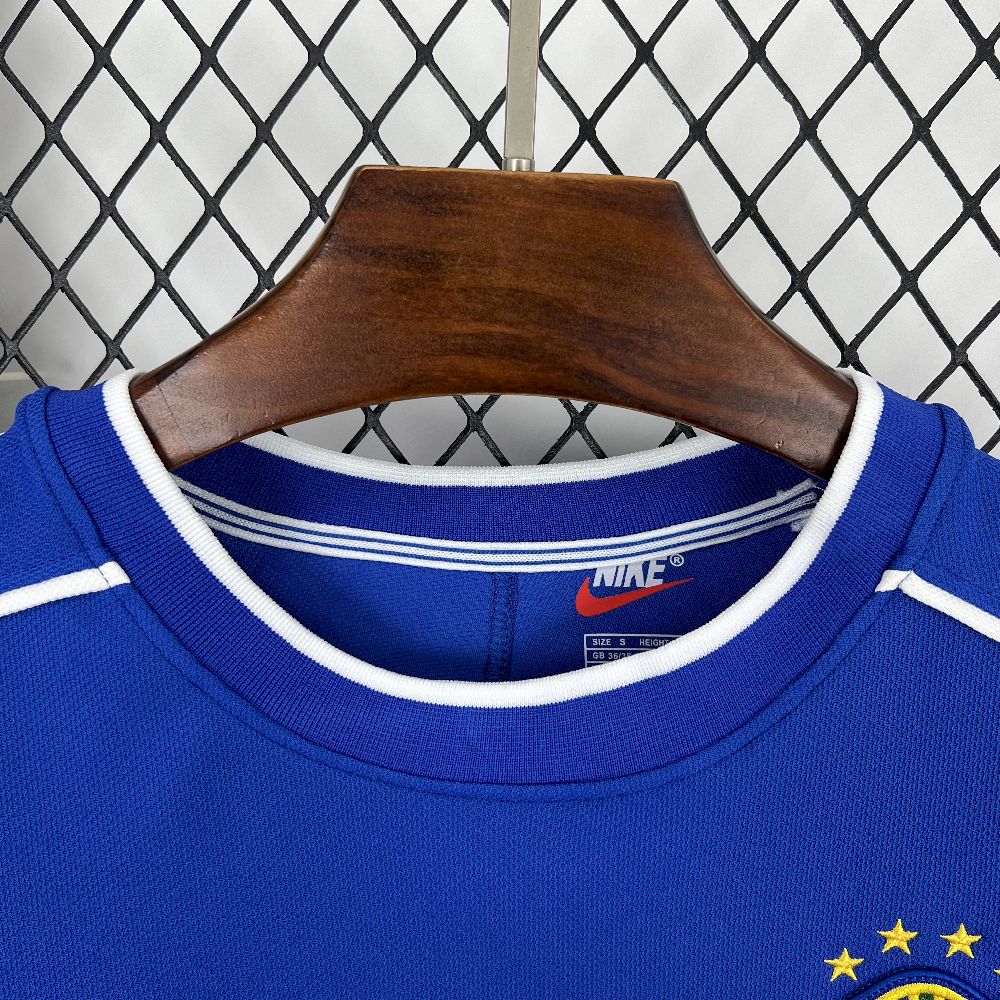 202507031330509.jpg Retro Brazil 1998 Away Jersey - Image 9