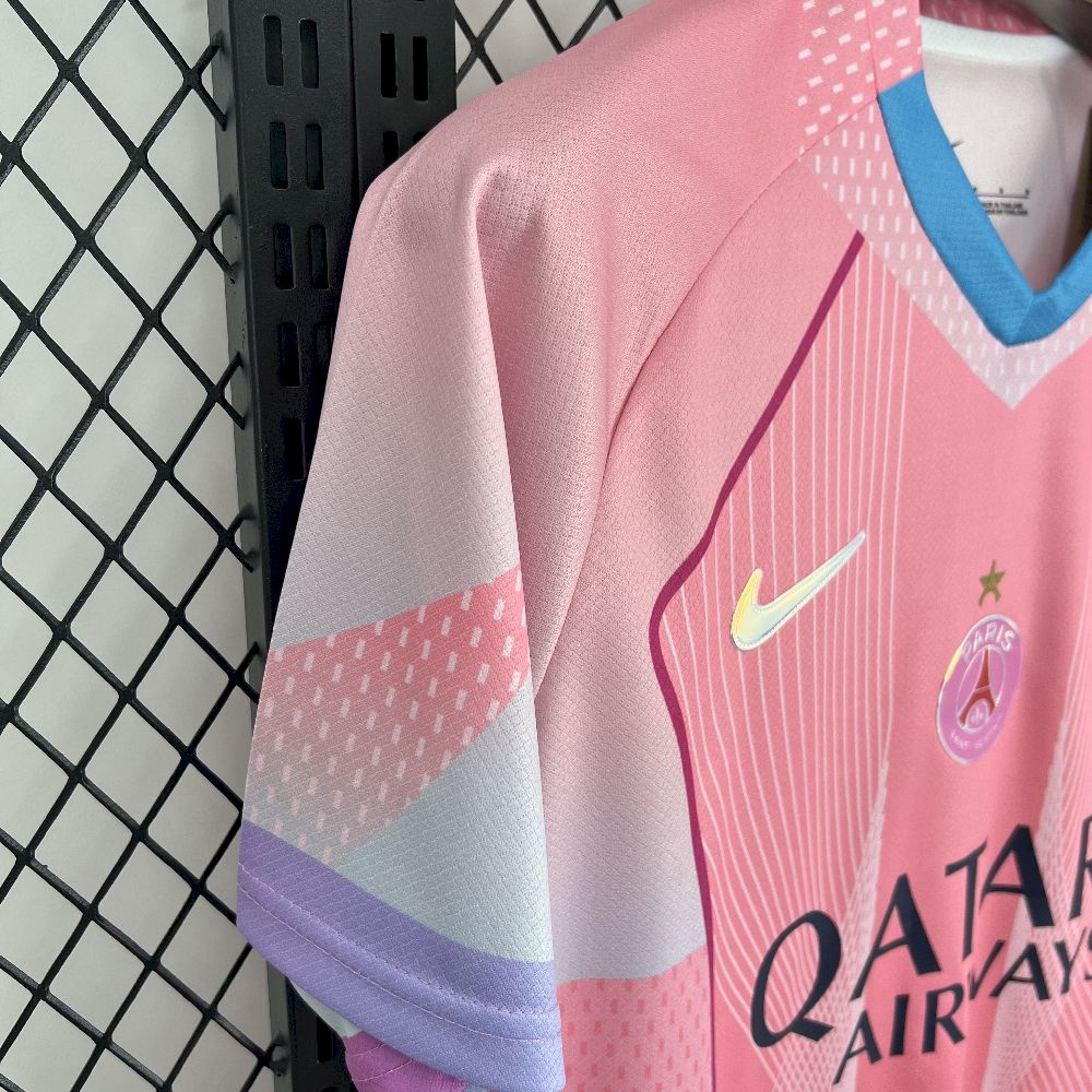 20250710234116100.jpg Mens Paris Saint-Germain 2025/26 pink special edition Jersey - Image 3