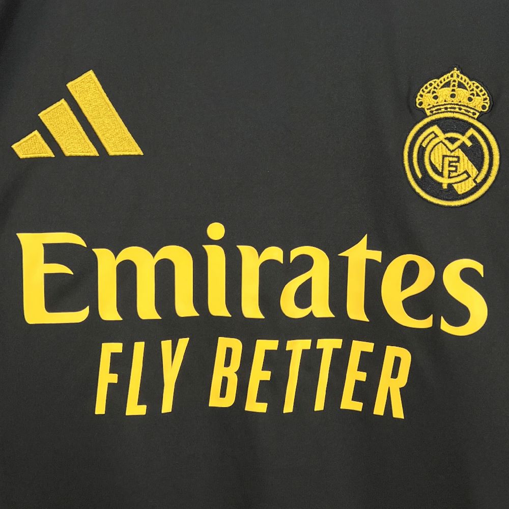 2025071213204420.jpg Mens Real Madrid 2025/26 Black and yellow special edition Jersey - Image 5