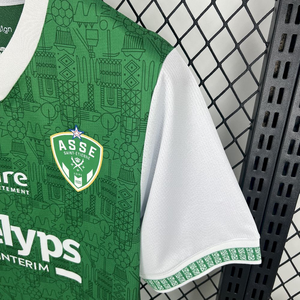 2025080218293244.jpg Mens AS Saint-Etienne 2025/26 Home Jersey - Image 3