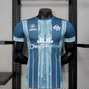 Mens Olympique Marseille 2025/26 Blue Authentic Jersey