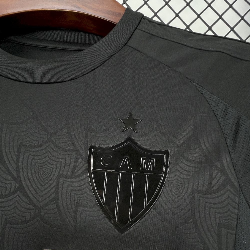 2025081916480352.jpg Mens Atletico Mineiro 2025/26 All black special edition Jersey - Image 9