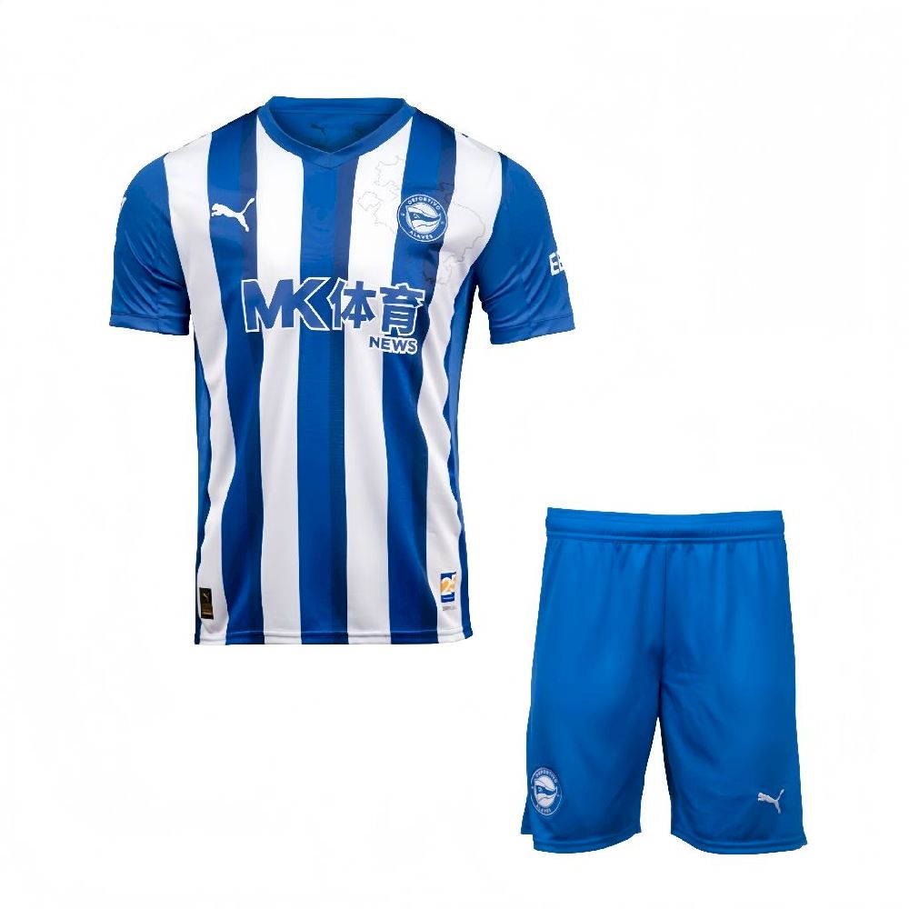 2025082119204242.jpg Kids Deportivo Alaves 2025/26 Home Kit - Image 1