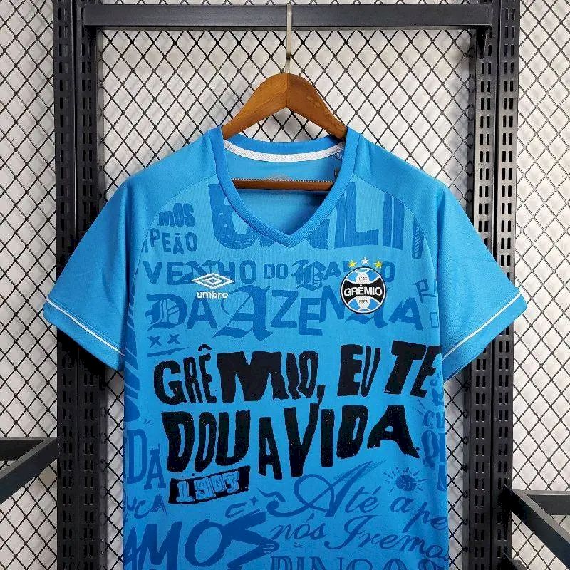 2425-Gremio-Training-clothing-8.jpg Mens Grêmio 2024/25 Pre-Match Jersey - Image 3