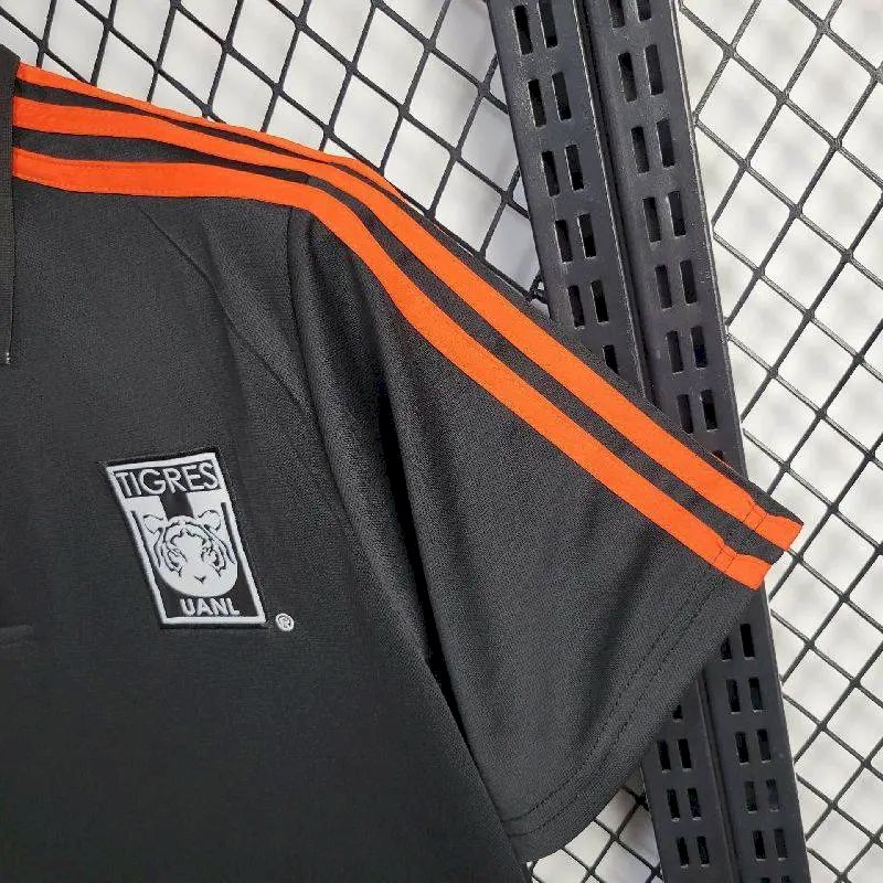2425-Korea-Black-POLO-6.jpg Mens Tigres UANL 2023/24 Pre-Match Jersey - Image 6