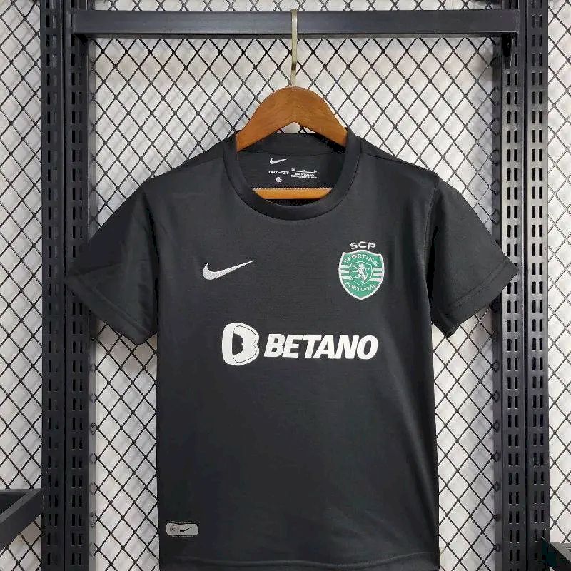 2425-kids-Sporting-Lisbon-3-away-4.jpg Kids Sporting CP 2024/25 Fourth Kit - Image 2
