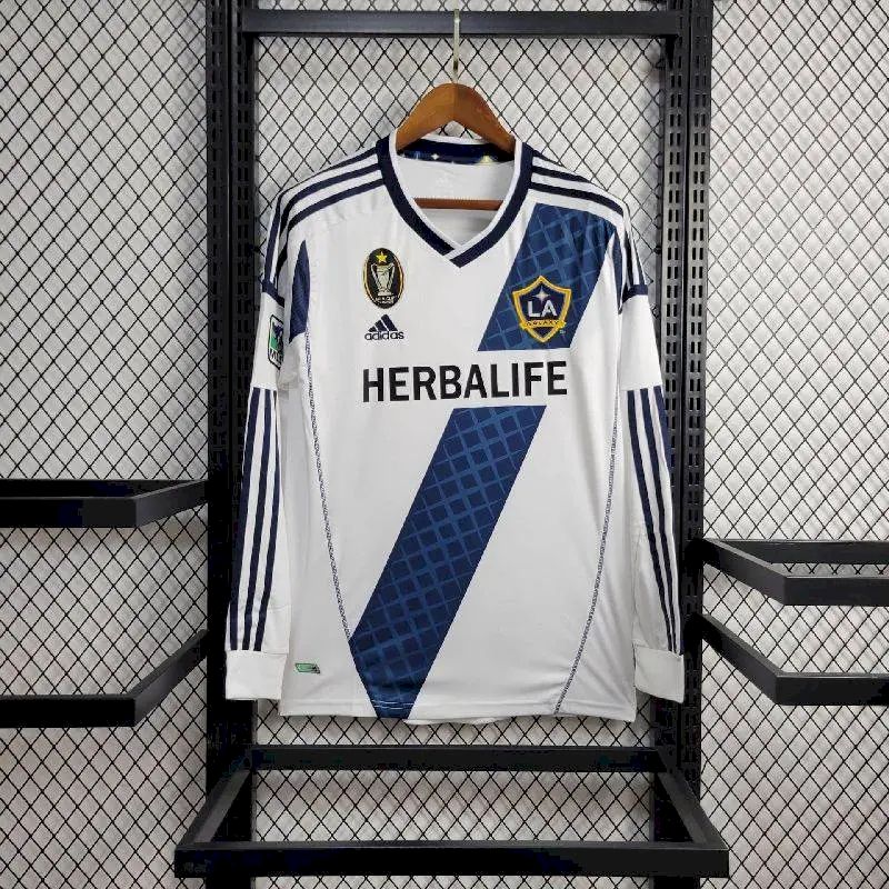 2808_358.jpg Retro LA Galaxy 2012/13 Home Long Sleeve Jersey - Image 1