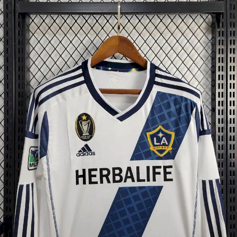 2808_360.jpg Retro LA Galaxy 2012/13 Home Long Sleeve Jersey - Image 2