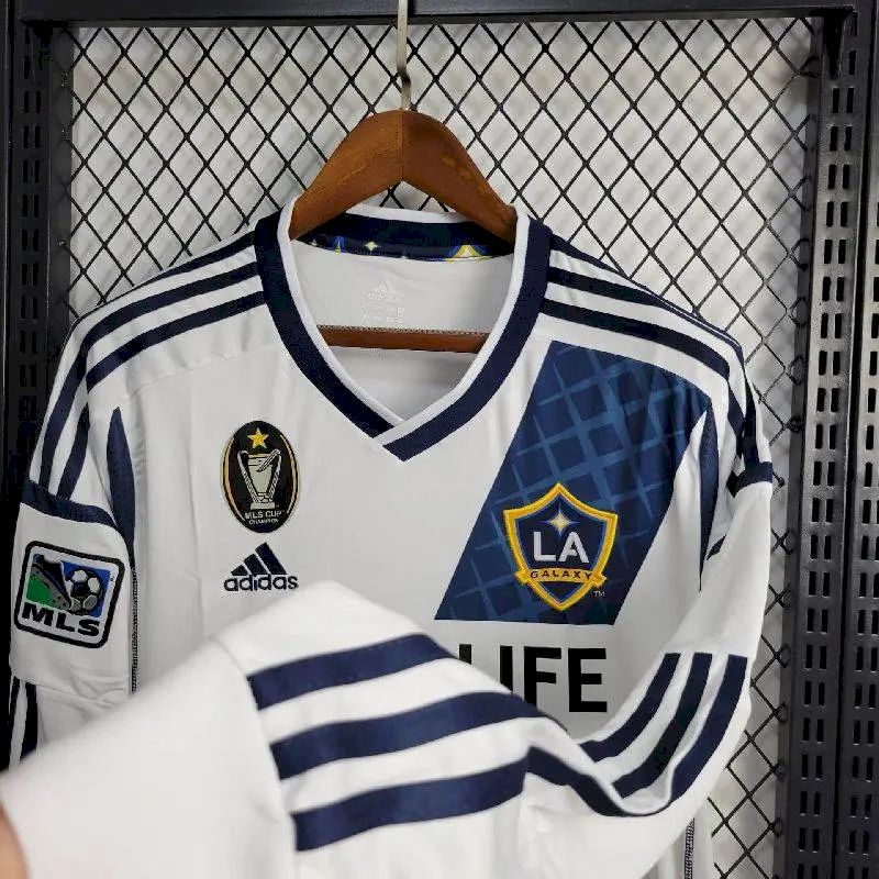 2808_362.jpg Retro LA Galaxy 2012/13 Home Long Sleeve Jersey - Image 6