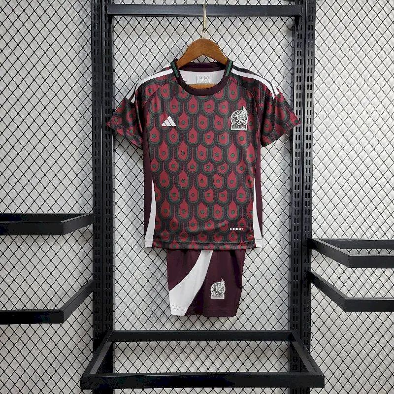 2813_326.jpg Kids Mexico 2024/25 Home Kit - Image 1