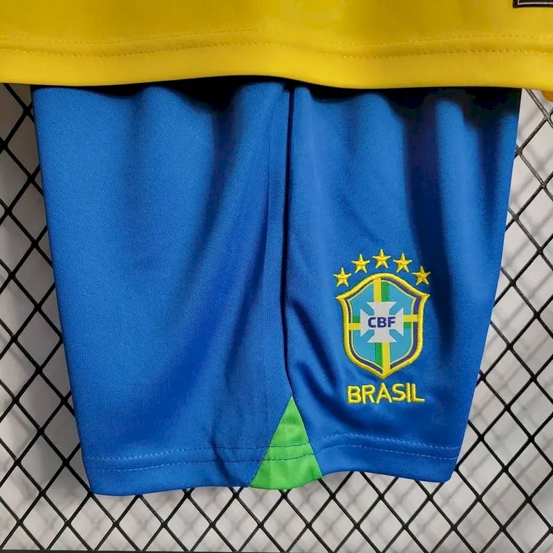 2d638d80.jpg Kids Brazil 2022 World Cup Home Kit - Image 10