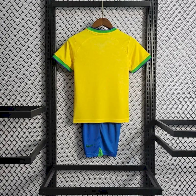 2e512683.jpg Kids Brazil 2022 World Cup Home Kit - Image 12