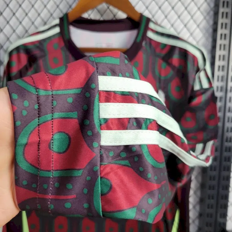 380c6c1839d9028963766178b4e5c973.webp Mens Mexico 2024/25 Home Long Sleeve Jersey - Image 5