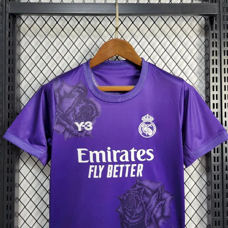3978af401d0e80c7b39cc11409d5f3b0.webp Kids Real Madrid 2024/25 Y-3 Rose Special Edition Kit - Image 2