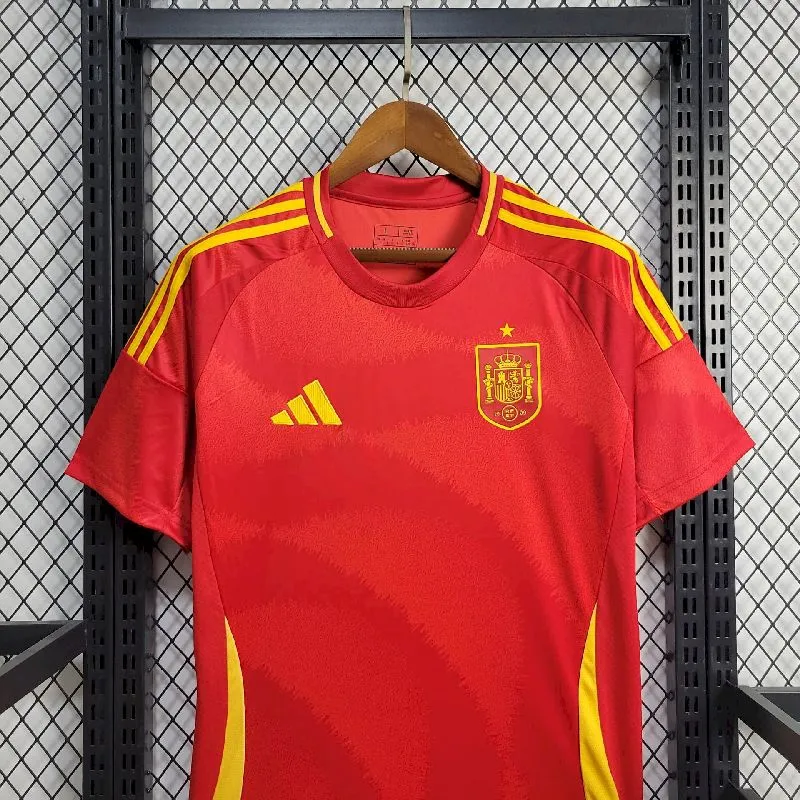 4d794f739023ad0be0d0d85a54e24abb.webp Mens Spain 2024/25 Euro Home Jersey - Image 5