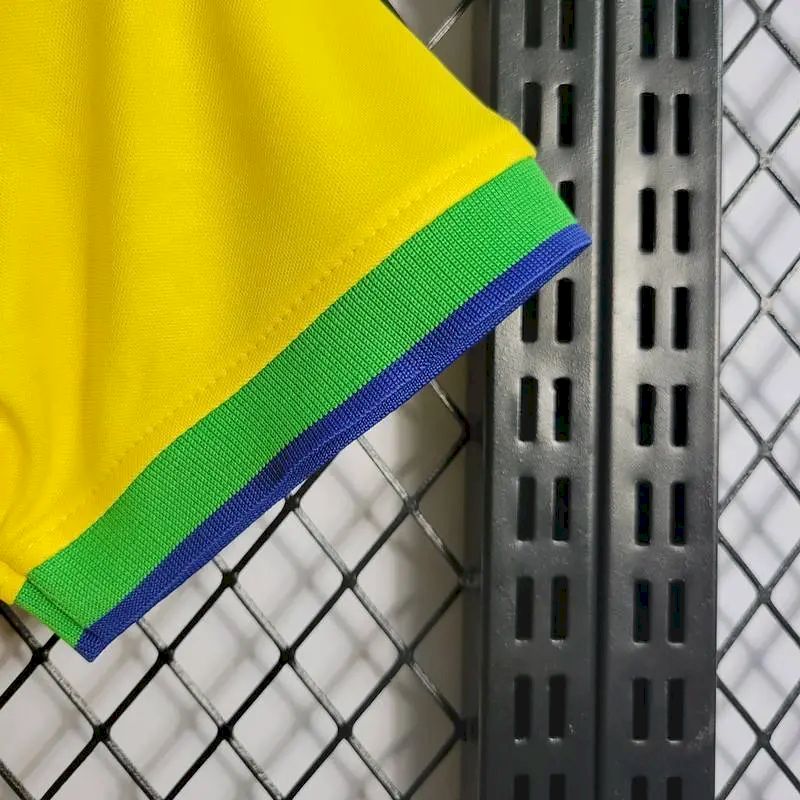 53e56981.jpg Kids Brazil 2022 World Cup Home Kit - Image 6