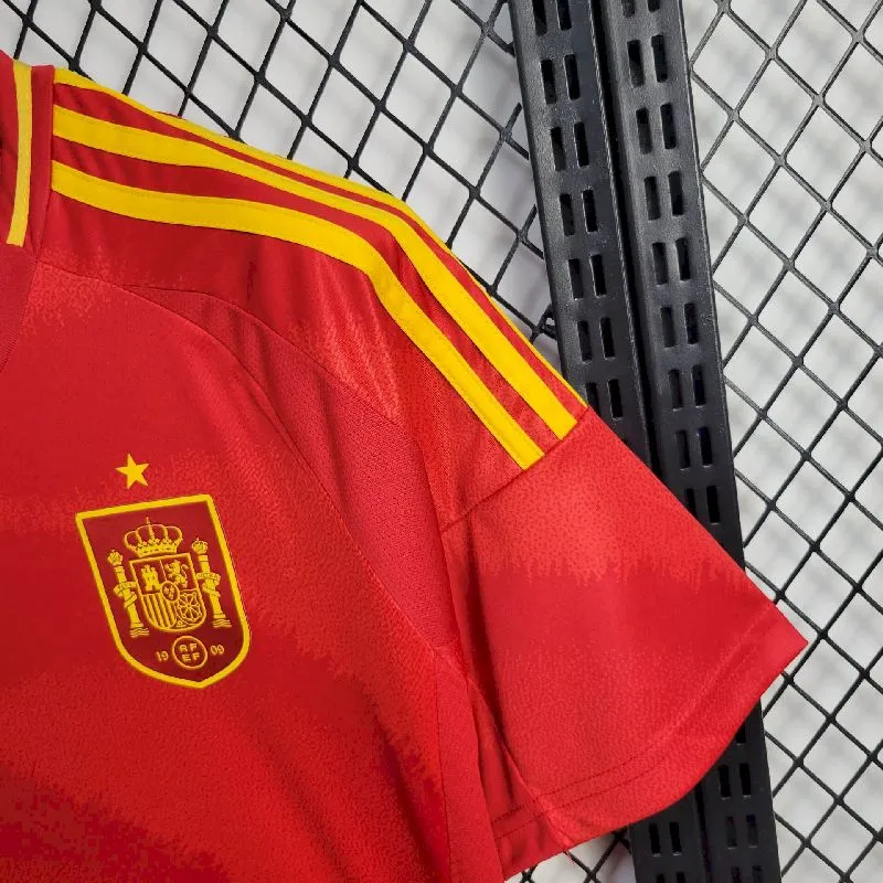 5658a8ece18927a825336a13c1382071.webp Mens Spain 2024/25 Euro Home Jersey - Image 4