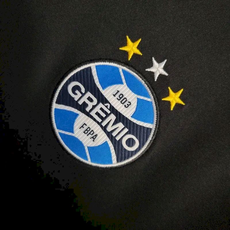 56fa04060418387583b1913d659cc65b9.jpg Mens Grêmio 2023/24 Pre-Match Jersey Black - Image 6