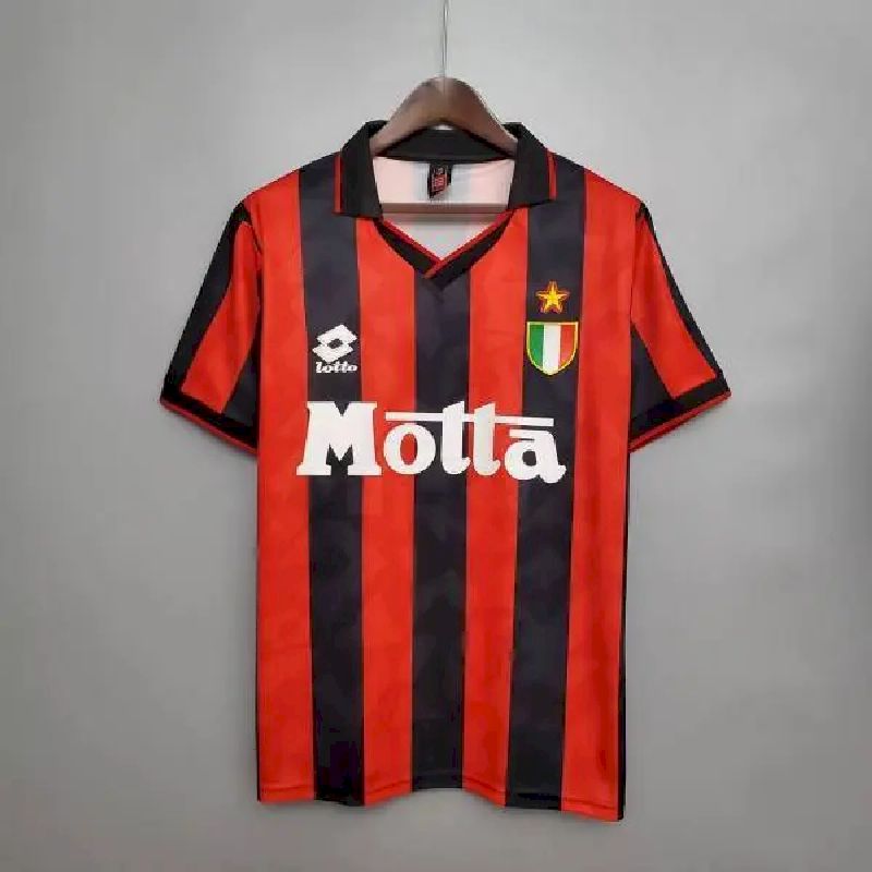 58d5014238943f40.jpg Retro AC Milan 1993/94 Home Jersey - Image 1
