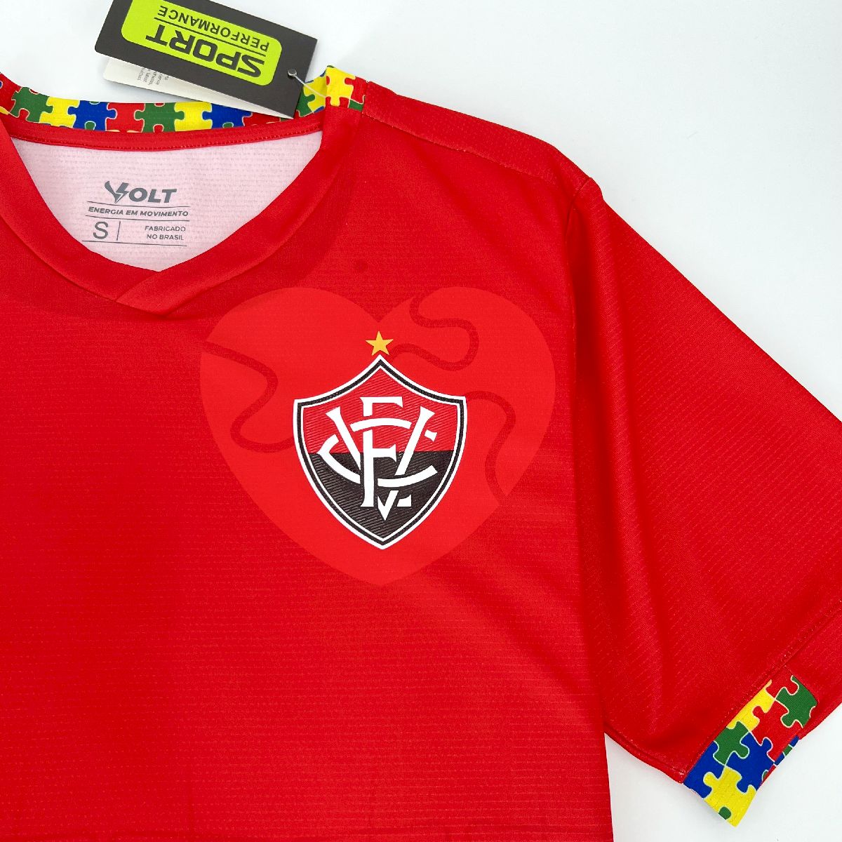 5e8cddb687592c8bbefa86eb20eb899a.jpg Mens Vitoria 2024/25 Autismo Vermelha Volt Jersey - Image 5