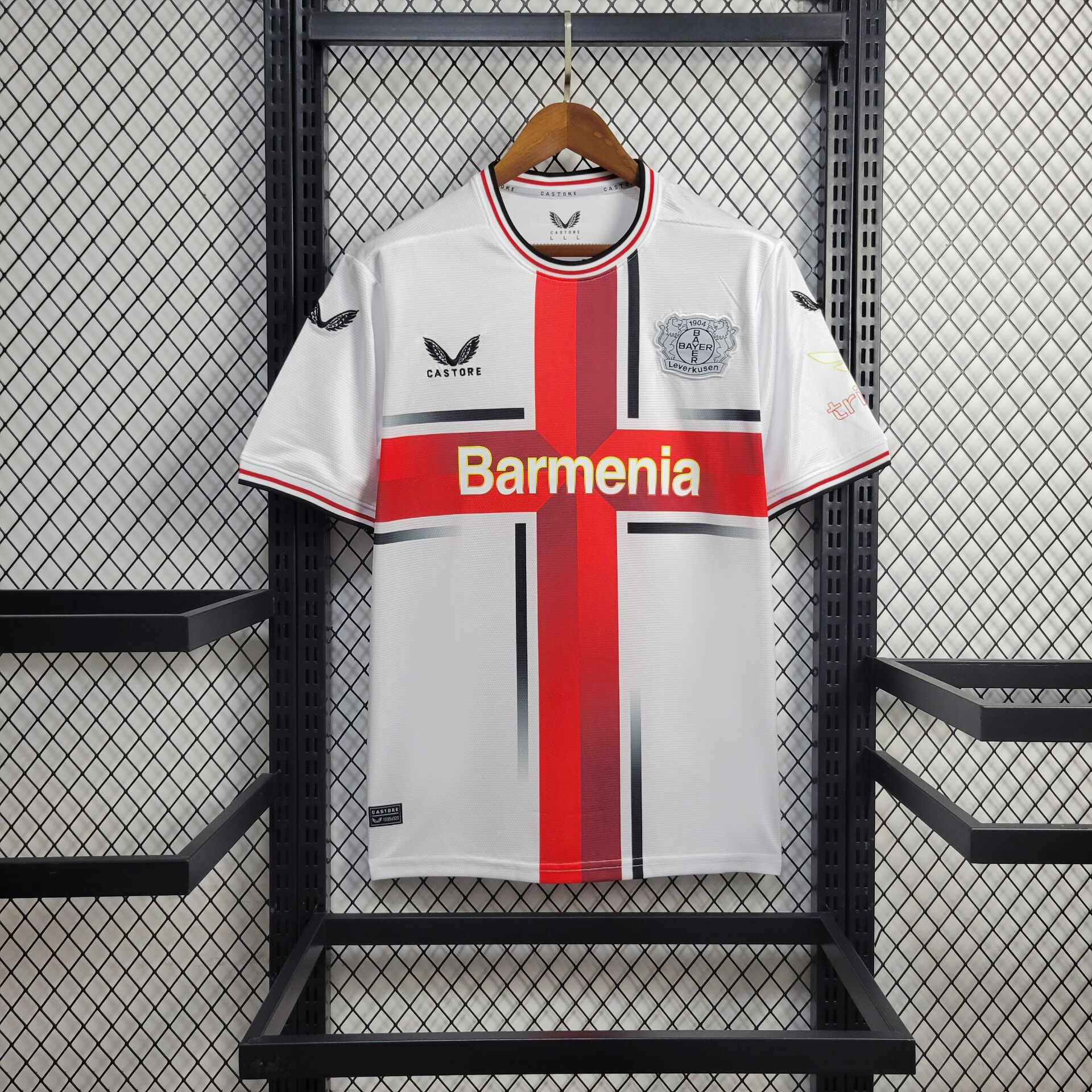 6edaf0f3cf5256d4e49a191fe6de7c13.jpg Mens Bayer 04 Leverkusen 2024/25 Away Jersey - Image 3