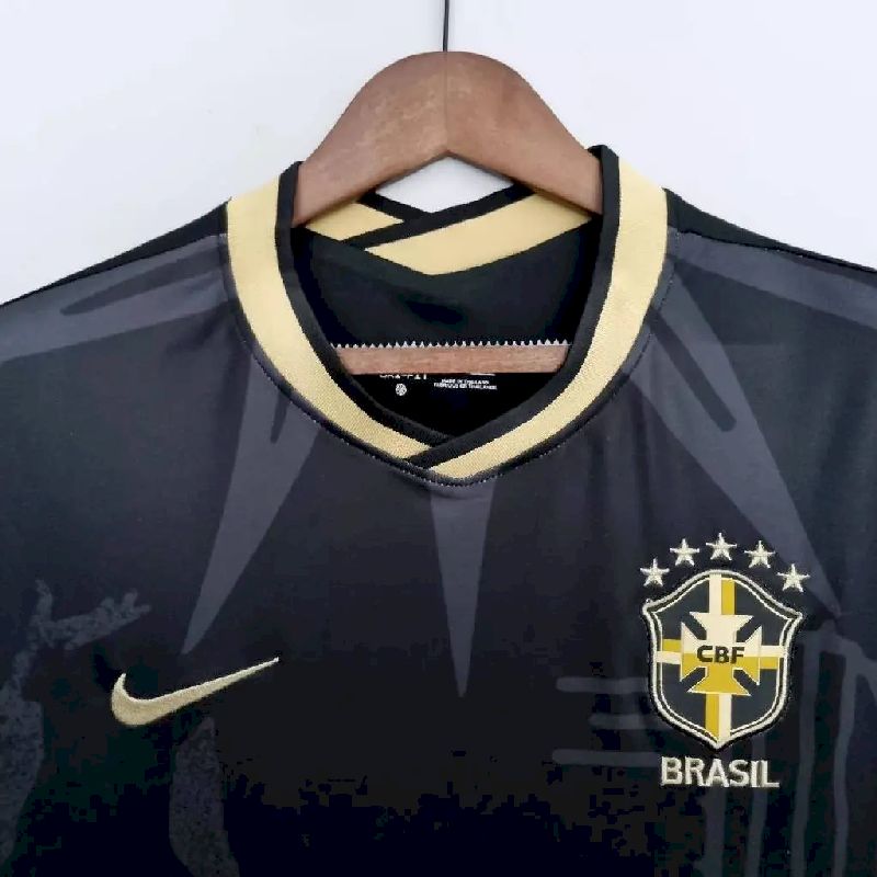 7ac801f7a10a343d.jpg Mens Brazil 2022 Special Jersey - Image 3