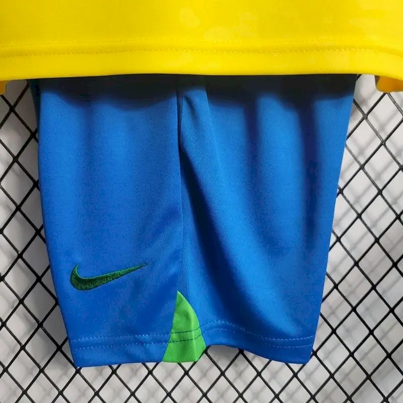 8d4c9386.jpg Kids Brazil 2022 World Cup Home Kit - Image 11