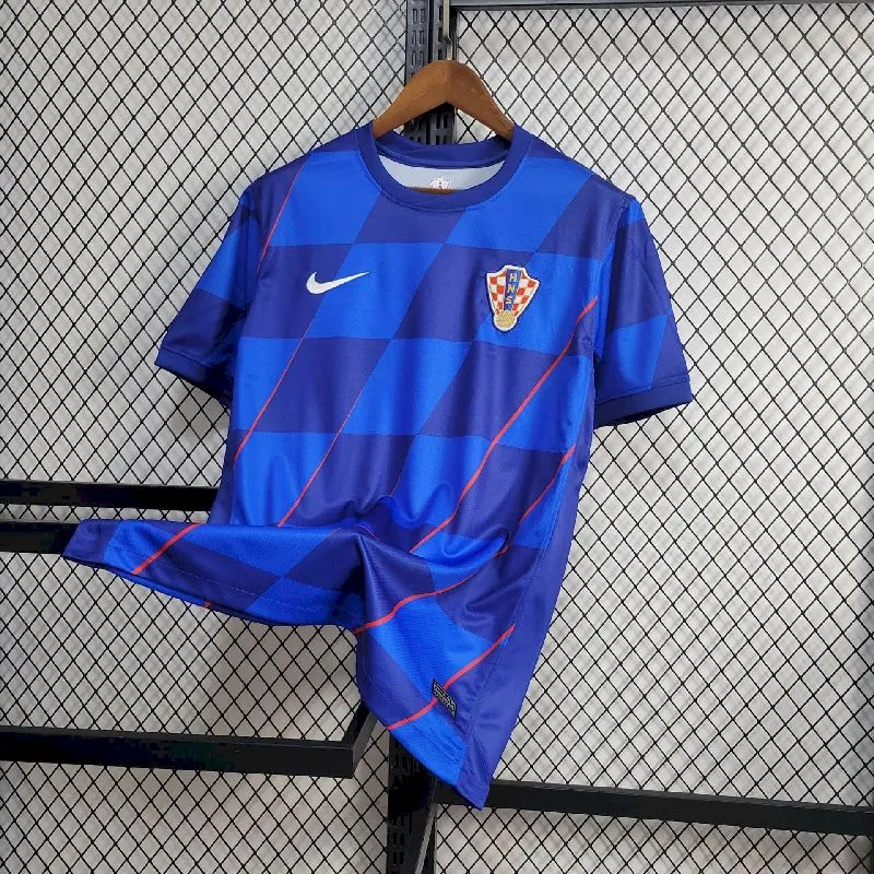 9337e06051813ea64279b8148ad5fdd1.webp Mens Croatia 2024/25 Euro Away Jersey - Image 1
