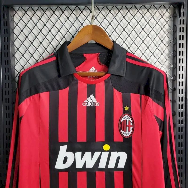 AC-Milan-200708-Home-Long-Sleeves-Retro-Jersey-59681.jpg Retro AC Milan 2007/08 Home Long Sleeve Jersey - Image 4
