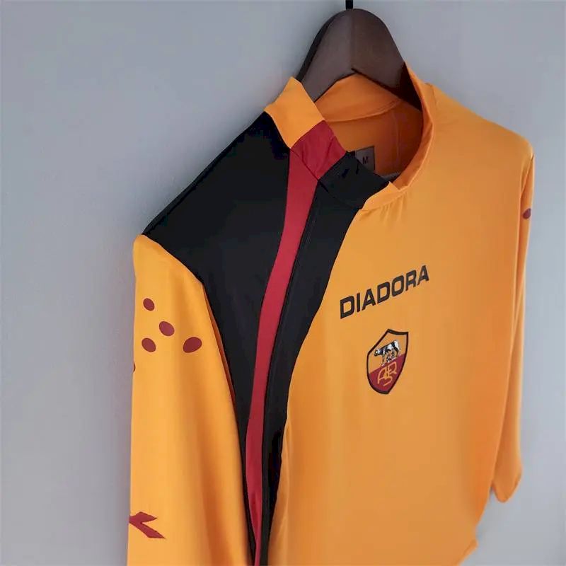 AS-Roma-2005-06-home-long-sleeve-Retro-Jersey-52217.jpg Retro AS Roma 2005/06 Home Long Sleeve Jersey - Image 4