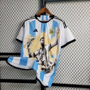 Mens Argentina 2023/24 World Cup Championship Commemorative Edition Jersey