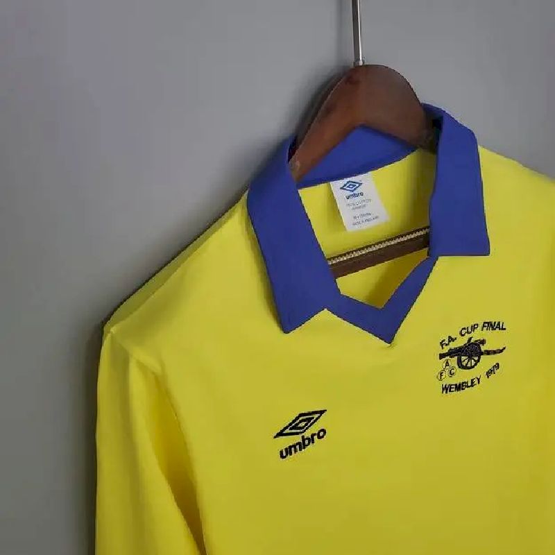 Arsenal-197179-away-long-sleeve-Retro-Jersey-56818.jpg Retro Arsenal 1971/79 Away Long Sleeve Jersey - Image 3