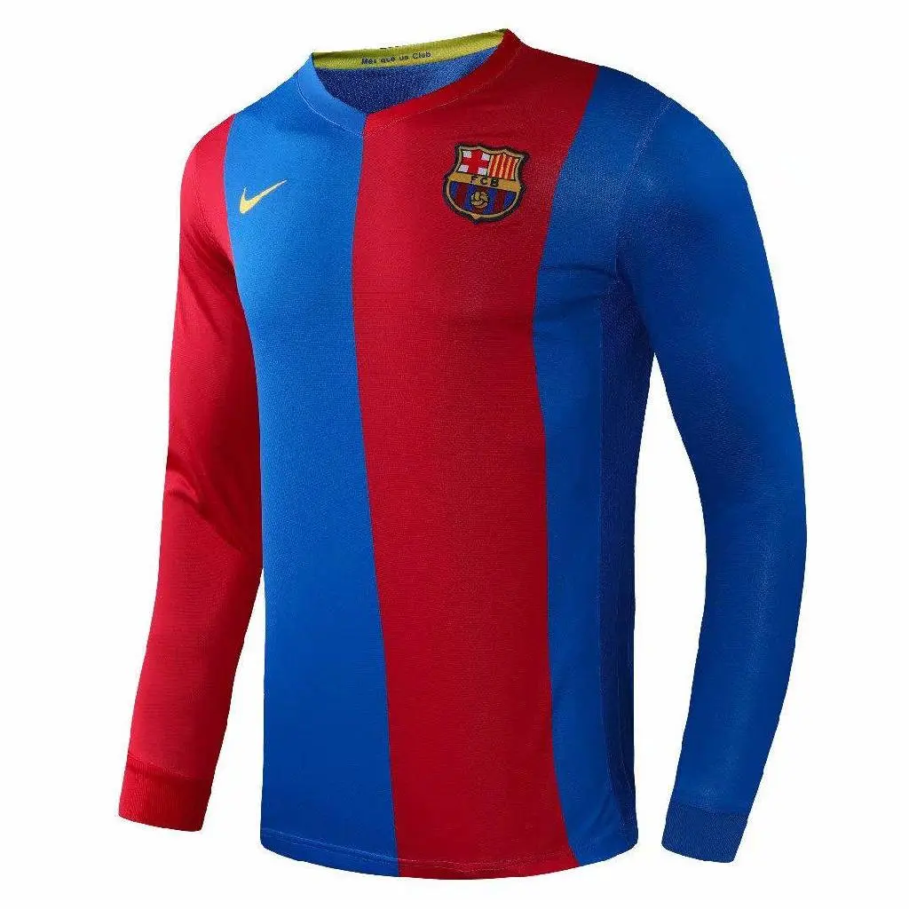 Barcelona-20062007-Home-LS-boutique-Retro-Jersey-31988.webp Retro Barcelona 2006/07 Home Long Sleeve Jersey - Image 2