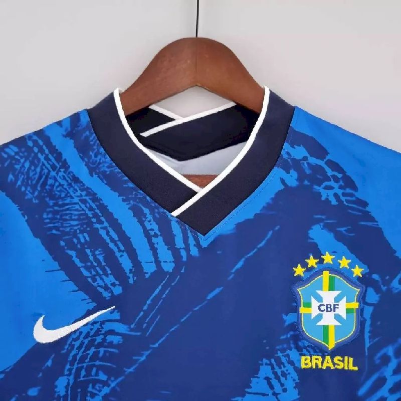 Brazil-2022-Special-Jersey-Blue-36997.jpg Mens Brazil 2022 Special Jersey - Blue - Image 3