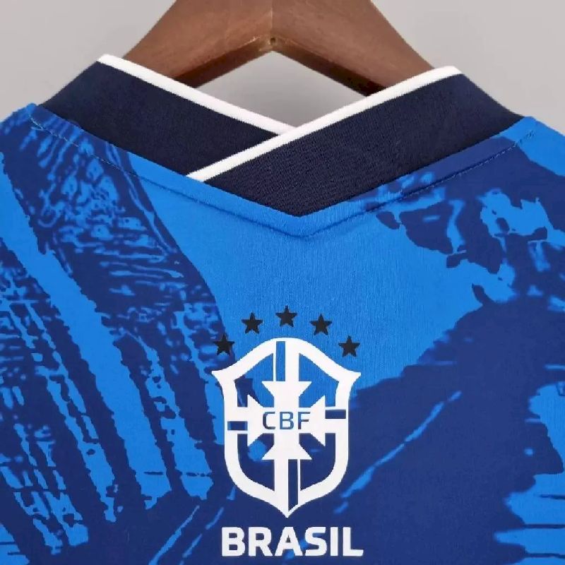 Brazil-2022-Special-Jersey-Blue-37000.jpg Mens Brazil 2022 Special Jersey - Blue - Image 6