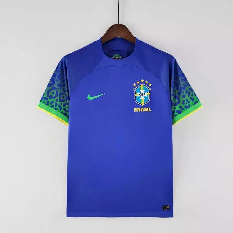 Brazil-2022-World-Cup-Away-Jersey-46100.jpg Mens Brazil 2022/23 World Cup Away Jersey - Image 1