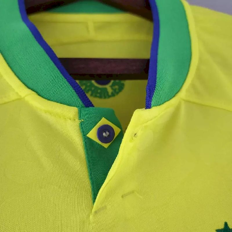 Brazil-2022-World-Cup-Home-Jersey-46094.jpg Mens Brazil 2022/23 World Cup Home Jersey - Image 4