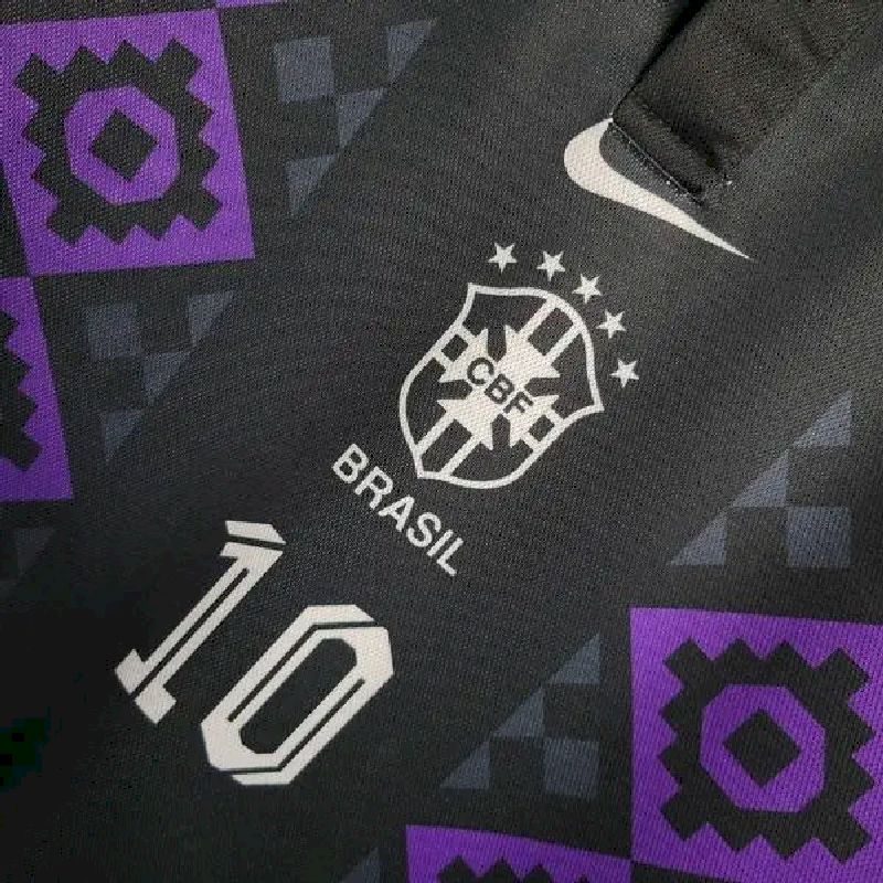 Brazil-2023-24-Black-POLO-53636.jpg Mens Brazil 2023/24 Black Polo - Image 5