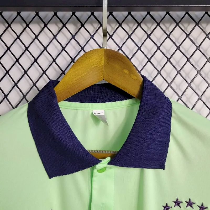 Brazil-202324-Light-Green-POLO-Jersey-52347.jpg Mens Brazil 2023/24 Light Green Polo Jersey - Image 3