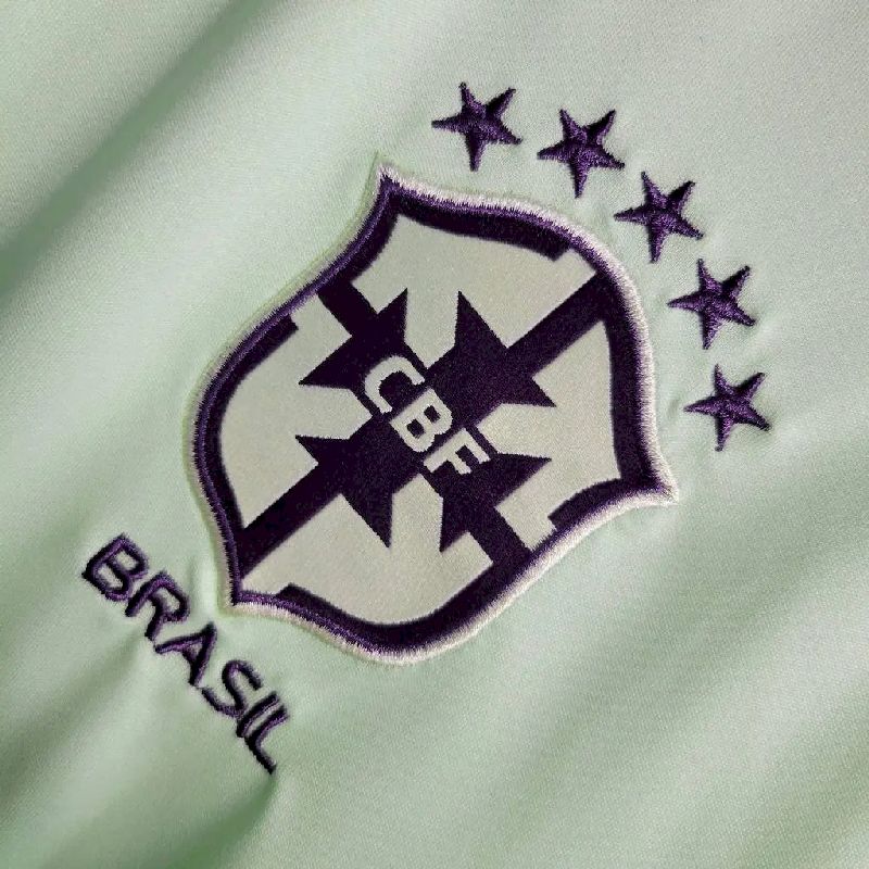 Brazil-202324-Light-Green-POLO-Jersey-52349.jpg Mens Brazil 2023/24 Light Green Polo Jersey - Image 5