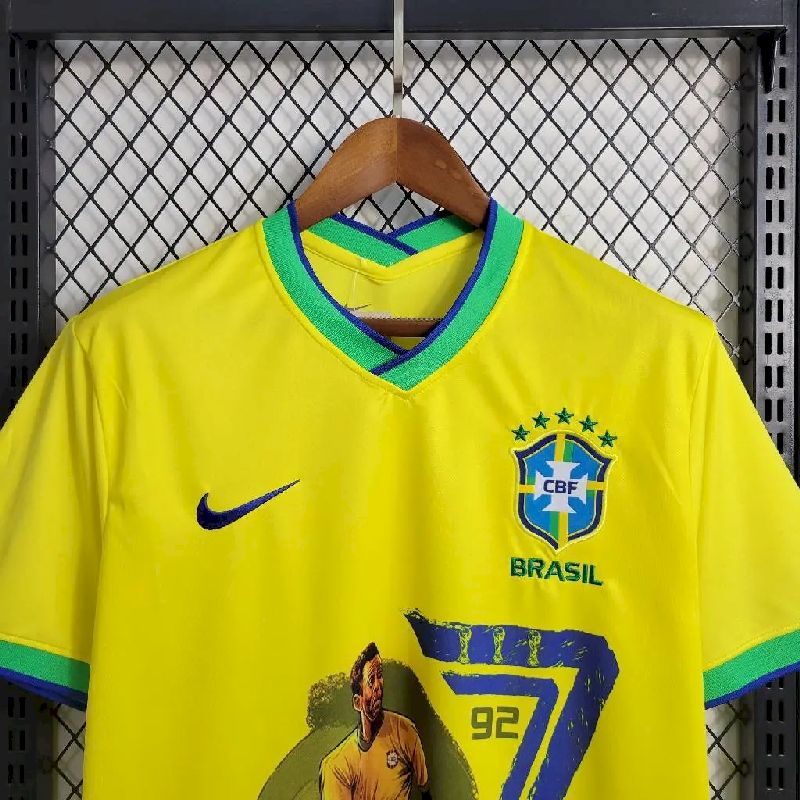 Brazil-PELE-Commemorative-jersey-51423.jpg Mens Brazil 2022/23 Commemorative Jersey - Image 2