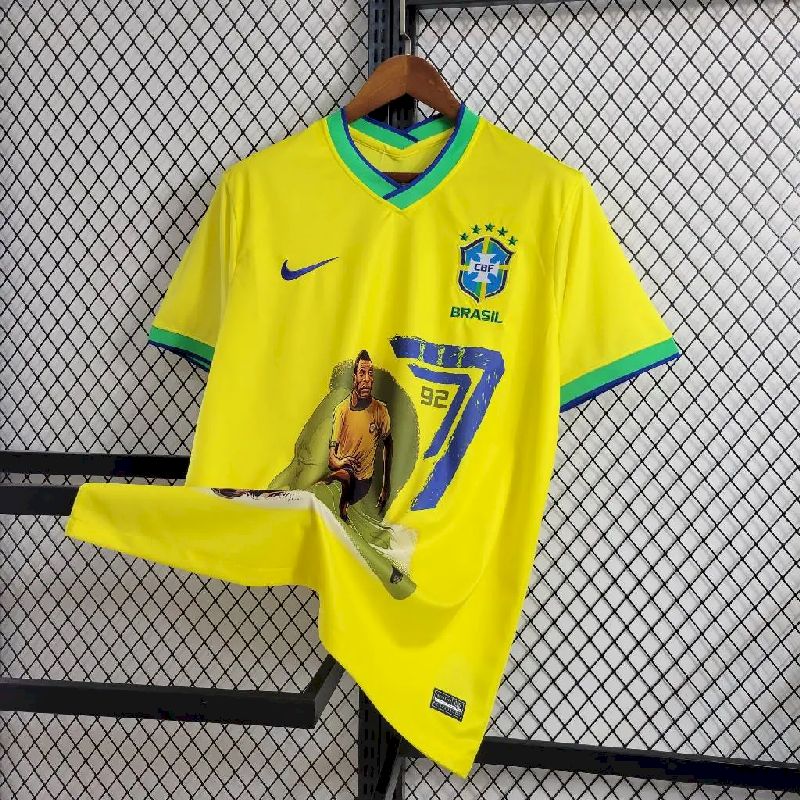 Brazil-PELE-Commemorative-jersey-51428.jpg Mens Brazil 2022/23 Commemorative Jersey - Image 7