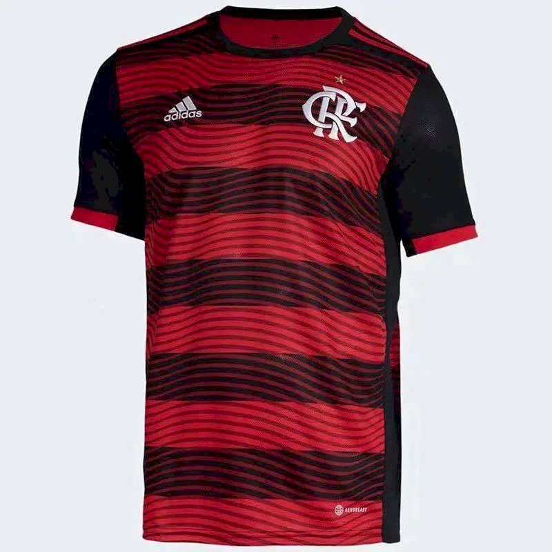 Flamengo-2022-Home-Jersey-45119.jpg Mens Flamengo 2022/23 Home Jersey - Image 1