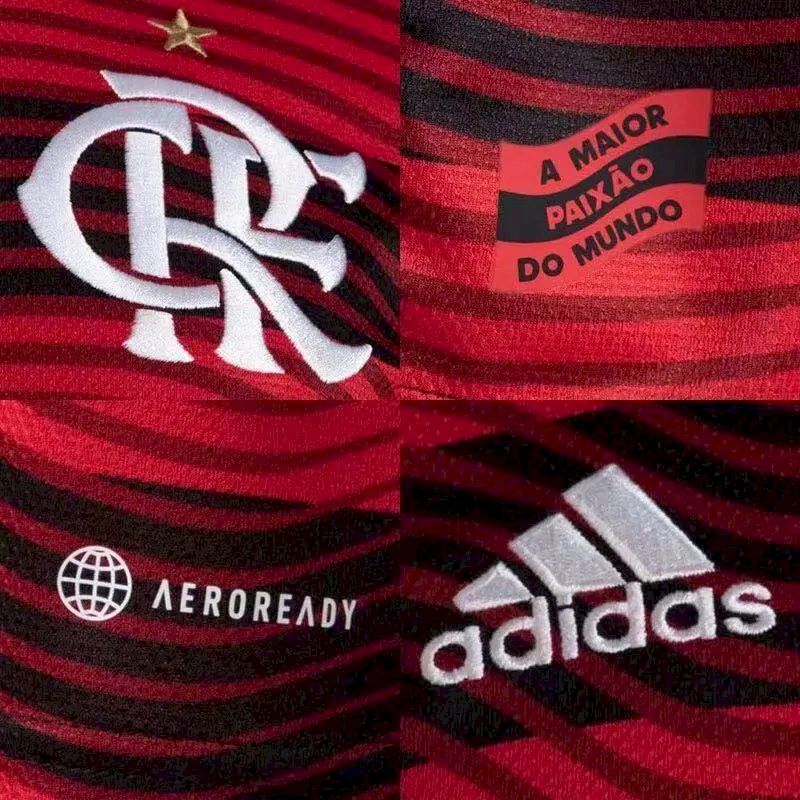 Flamengo-2022-Home-Jersey.jpg Mens Flamengo 2022/23 Home Jersey - Image 3