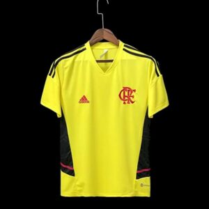 Mens Flamengo 2022/23 Jersey Yellow