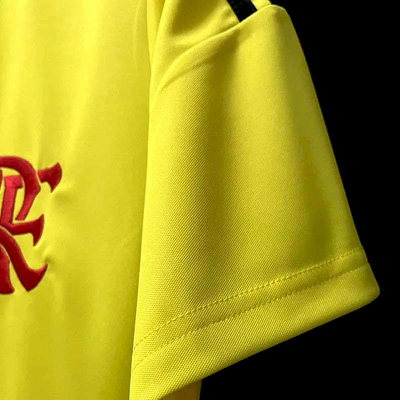 Flamengo-2022-Training-Jersey-Yellow.jpg Mens Flamengo 2022/23 Jersey Yellow - Image 4
